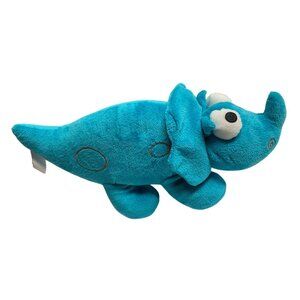 National Entertainment Plush Stuffed Animal Doll Toy Blue Stegosaurus Dinosaur 1